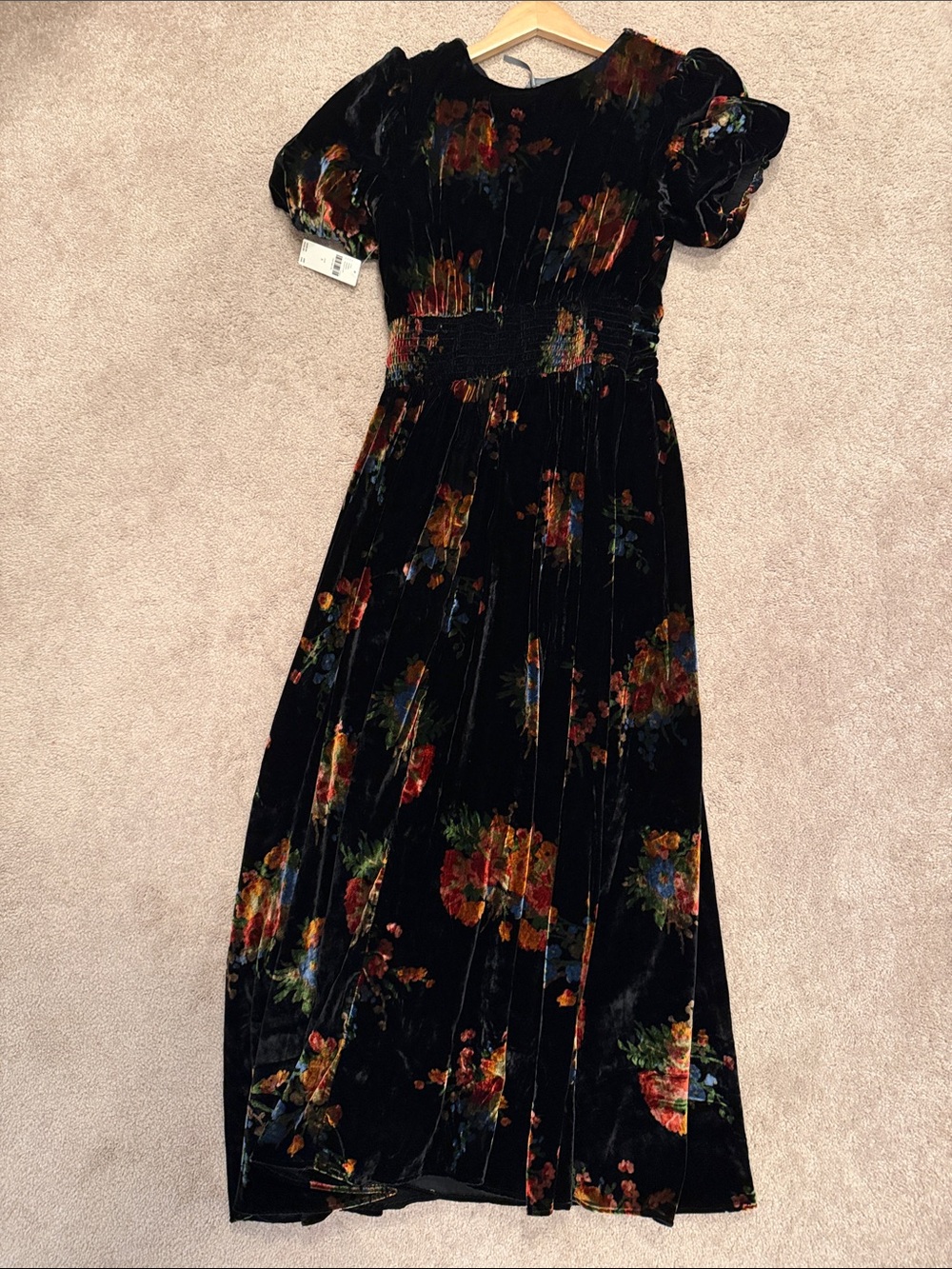 Anthropologie The Katerina Button-Front Dress:
Velvet Edition - Picture 4 of 4